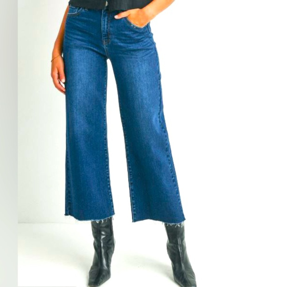 (T7) JBD High-Rise Skinny Wide-Leg Jeans, Women's Size 7